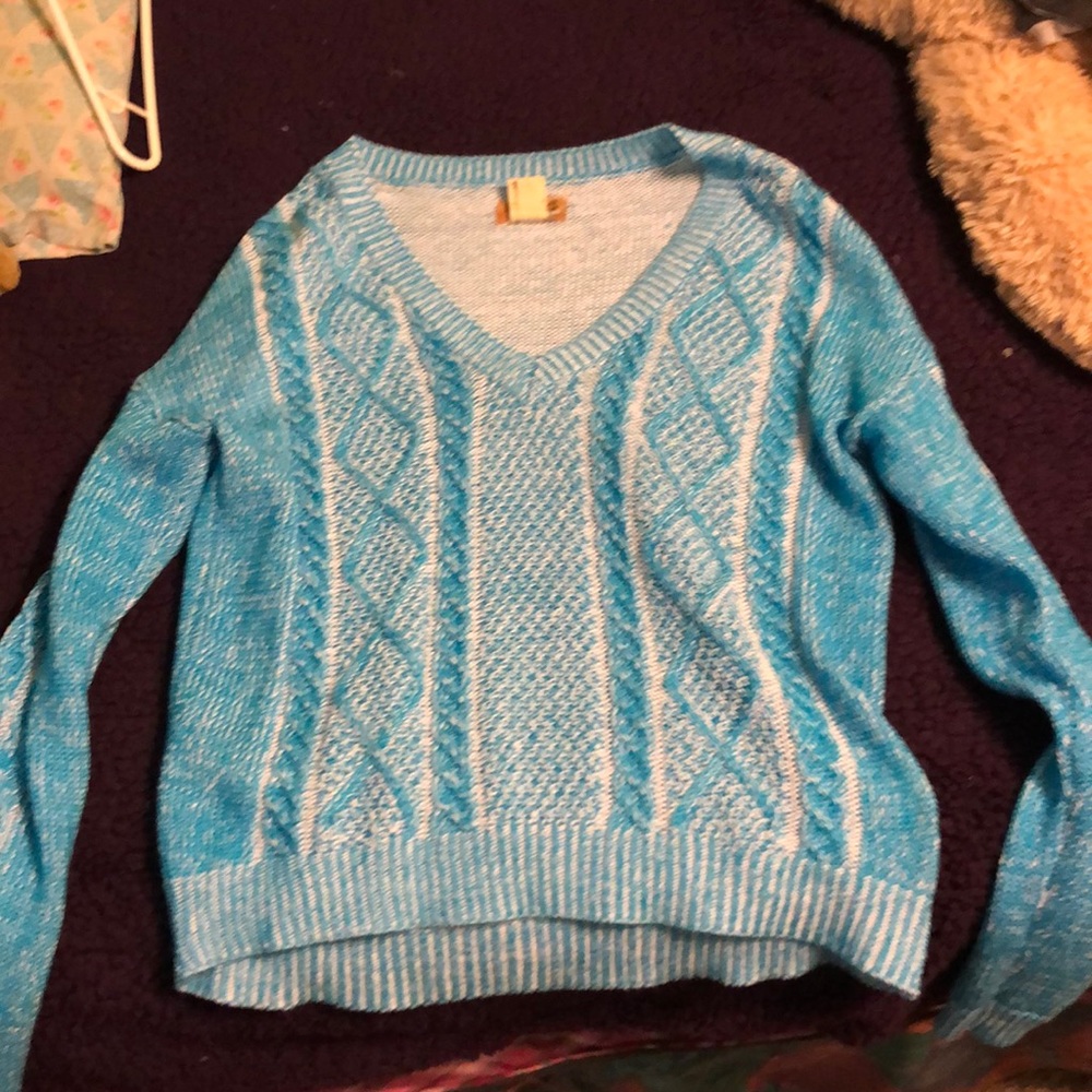 Blue sweater